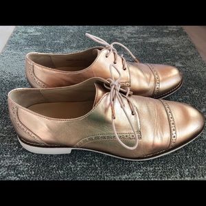 Rose Gold Cole Haan Oxfords Size 10